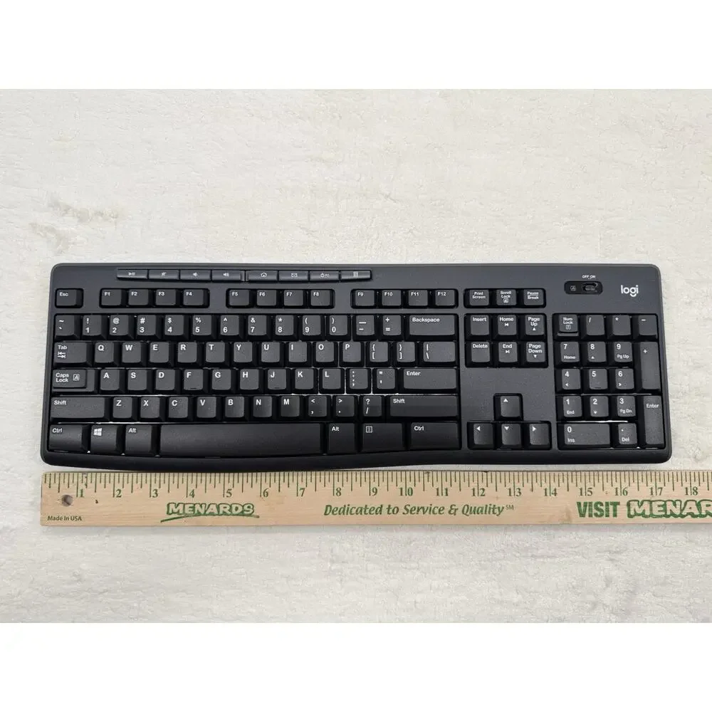 Logitech MK270 Wireless Keyboard & Mouse Combo Windows 2.4GHz Black Open Box